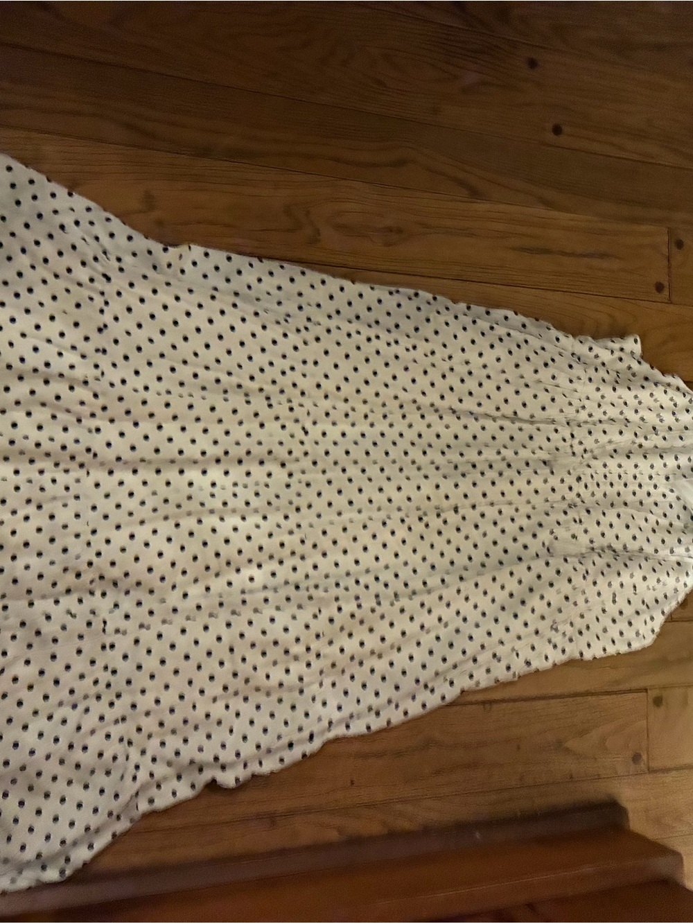 torrid White Dress with Black Polka Dots